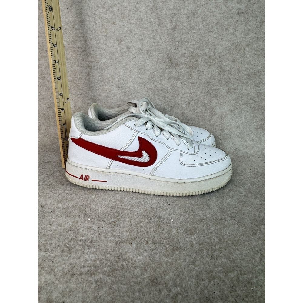 NIKE Air Force 1 GS White/University Red DR7970-100 Youth 5Y DR7970-100